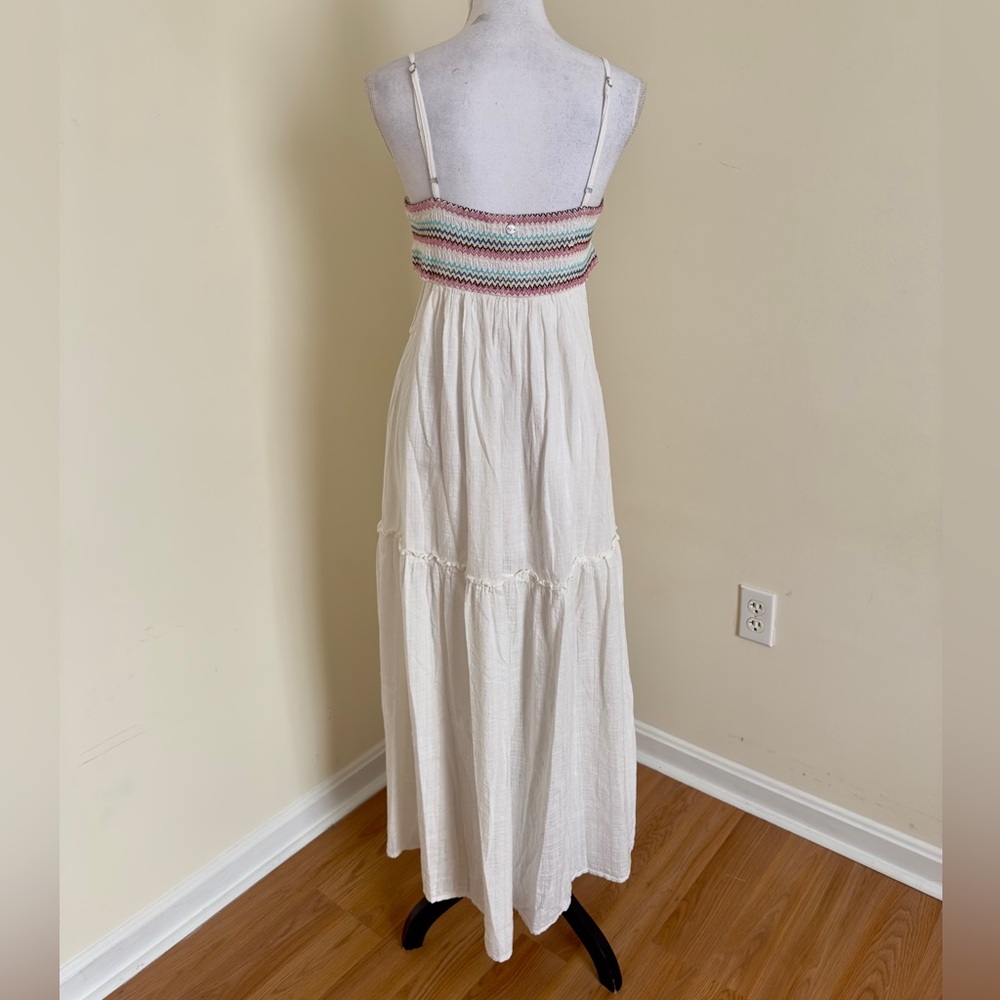 ROXY Hot Tropics Flowy Maxi Dress – Textured Slub Fabric – Size XL - Picture 6 of 15